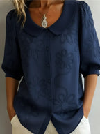 LOREA | Blusa elegante de flores