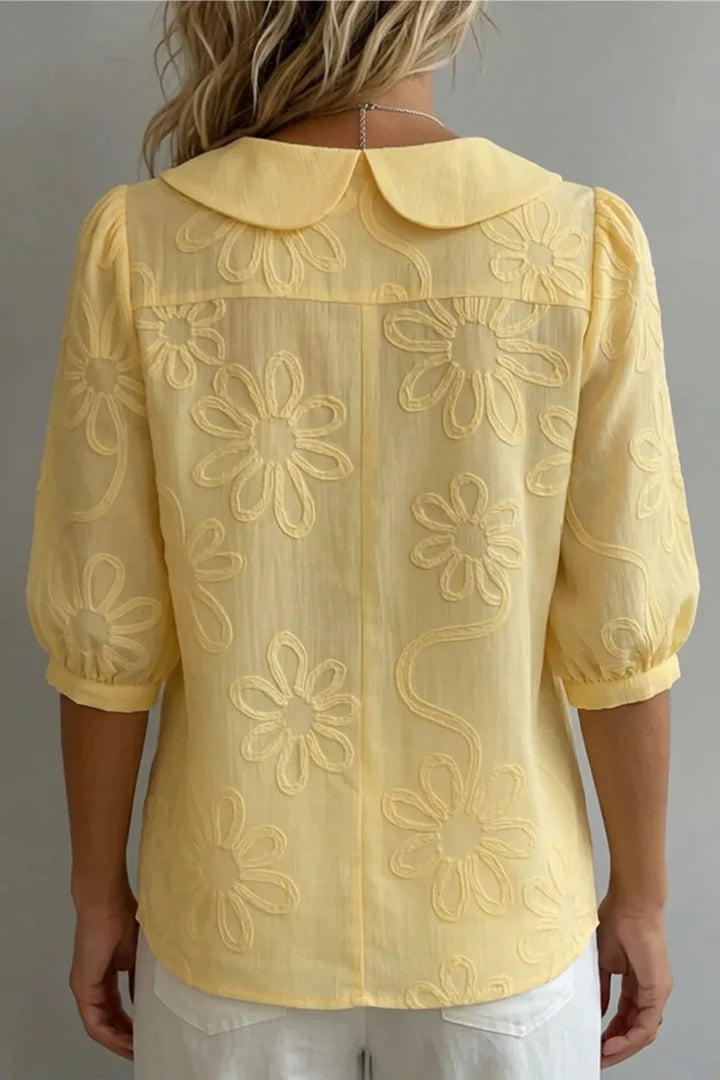 LOREA | Blusa elegante de flores